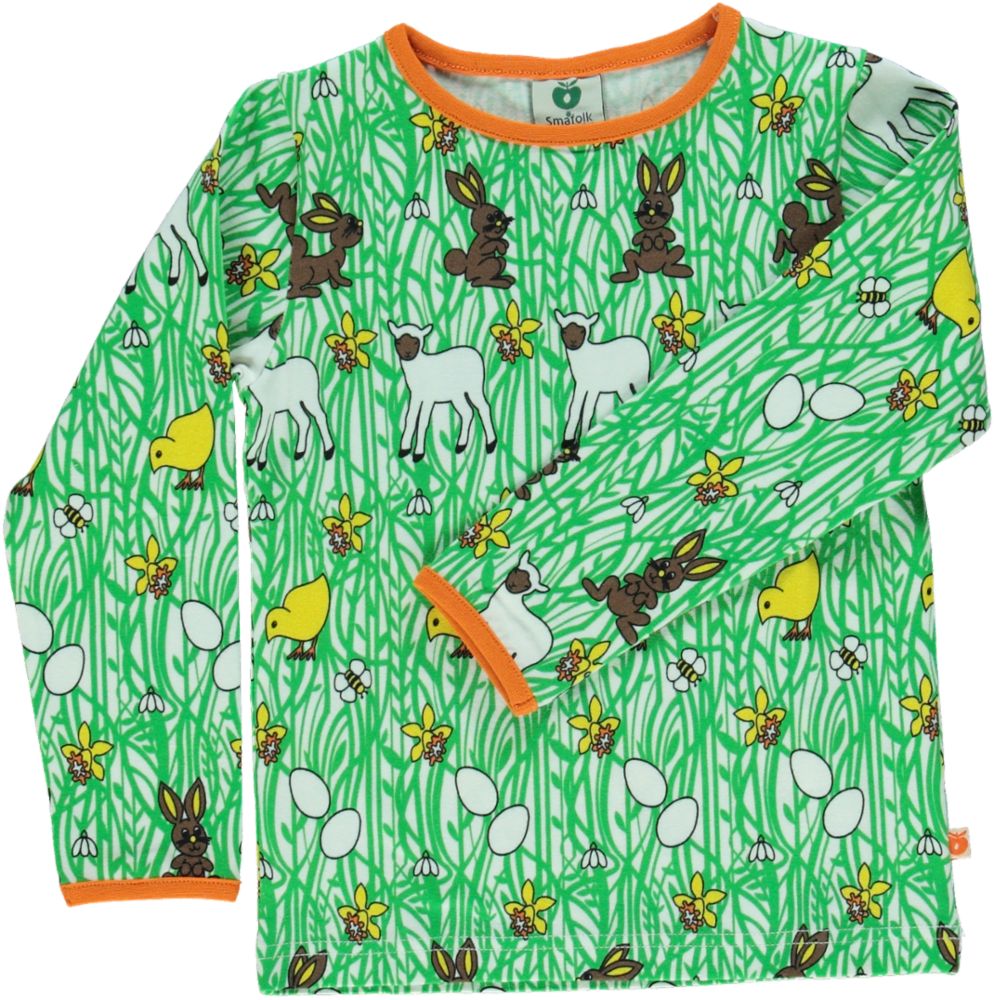 Langarmshirt mit Ostertieren