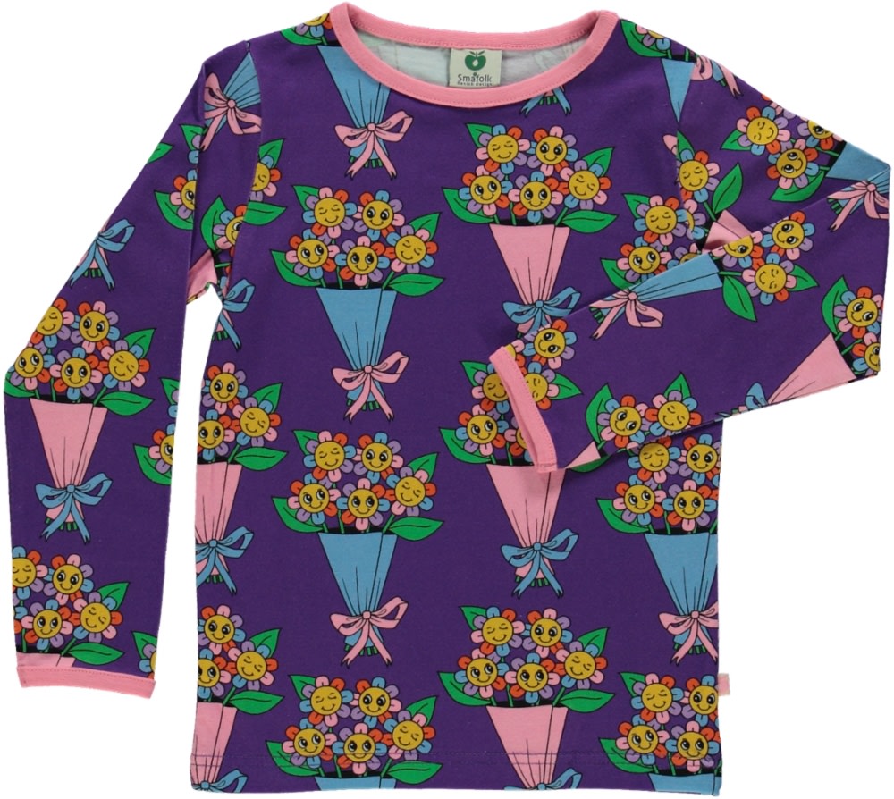 Langarmshirt mit Blumenstrauße