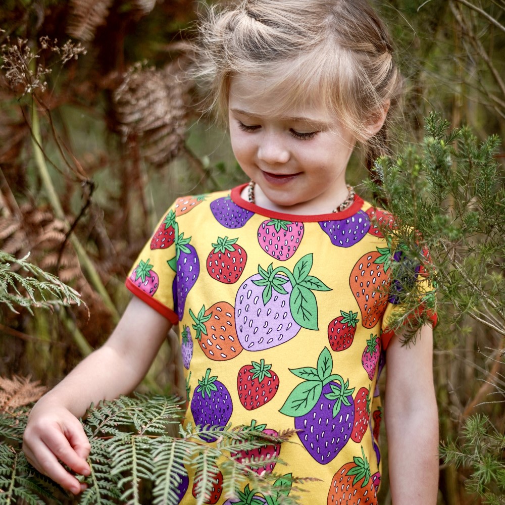 T-shirt mit Erdbeeren