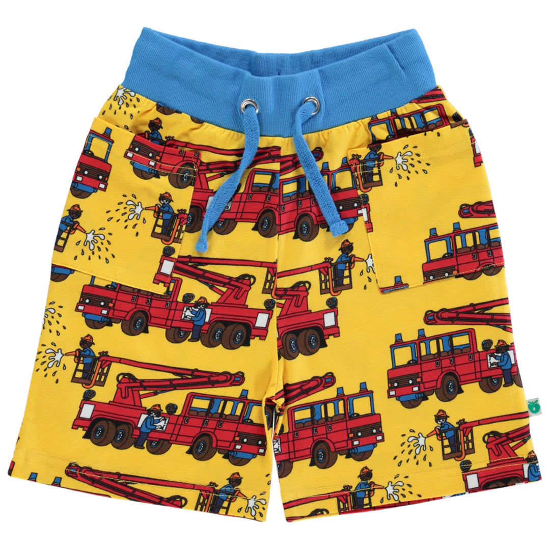 Shorts mit Feuerwehrauto