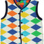 Reversible padded vest Flower