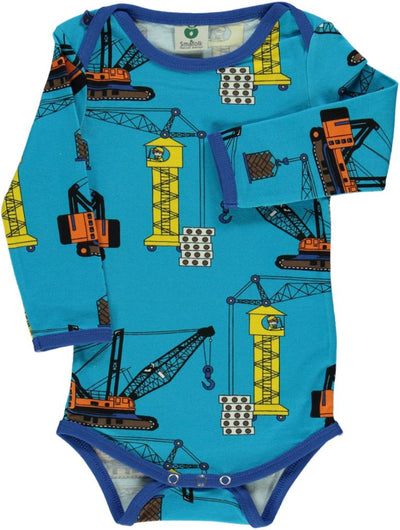 Langärmliger Baby Body mit Kran