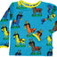 Langarmshirt mit Eseln