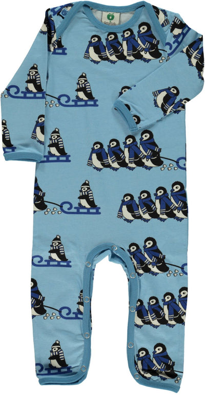 Langärmliger Strampler mit Pinguine