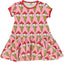 Kurzärmliges Kleid mit Eistüten