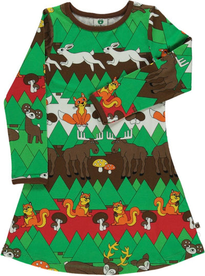 Kleid mit Weihnachtslandschaft