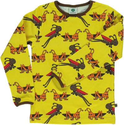 Langarmshirt mit Heuschrecken