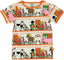 T-shirt  mit Bauernhöfen