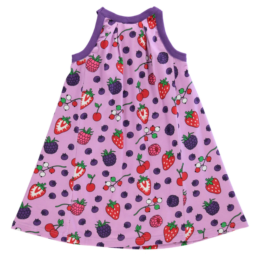 Ärmellos Kleid mit Beeren