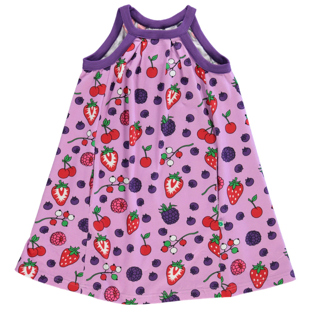 Ärmellos Kleid mit Beeren