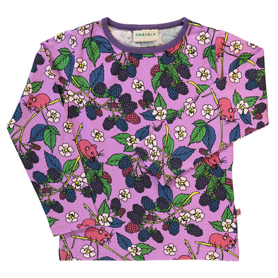 Langarmshirt mit Brombeeren