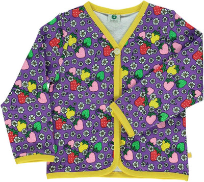 Sweatshirt Cardigan, Strawberry