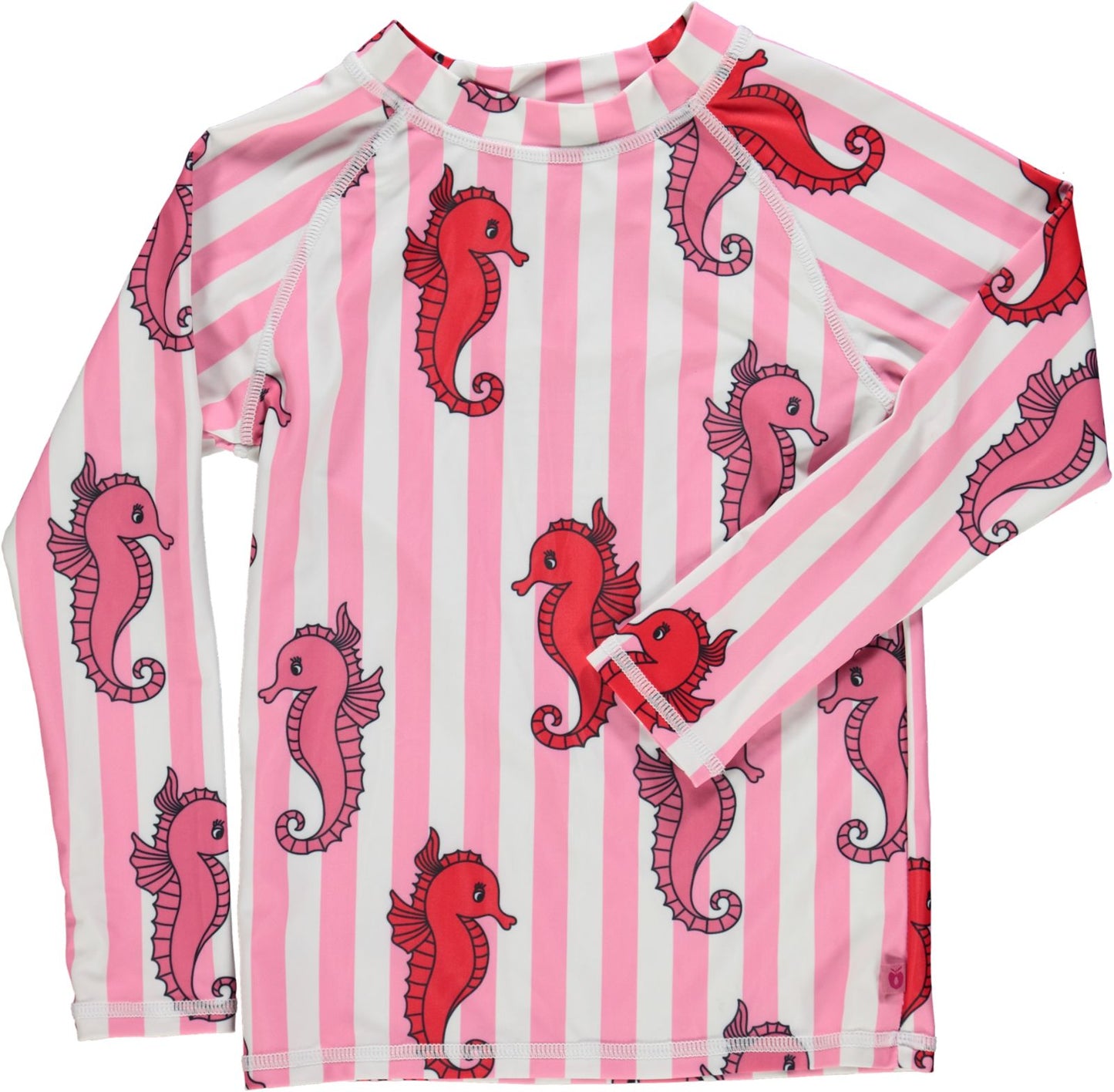 Swim T-shirt, LS. Seahorses