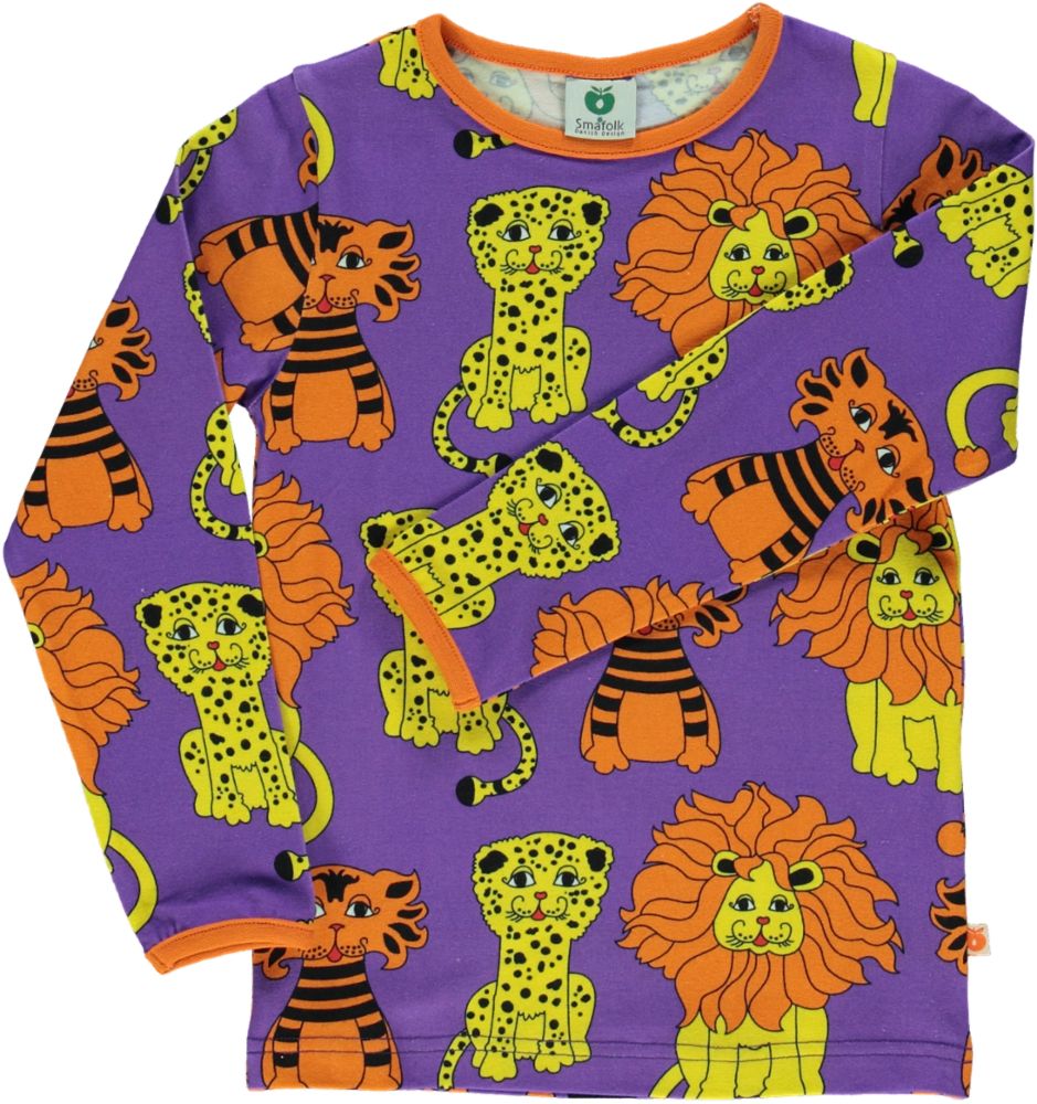T-shirt LS. Lion-tiger-Leopard