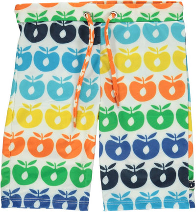 UV50 Swimwear, Shorts, Mini Retro Apples