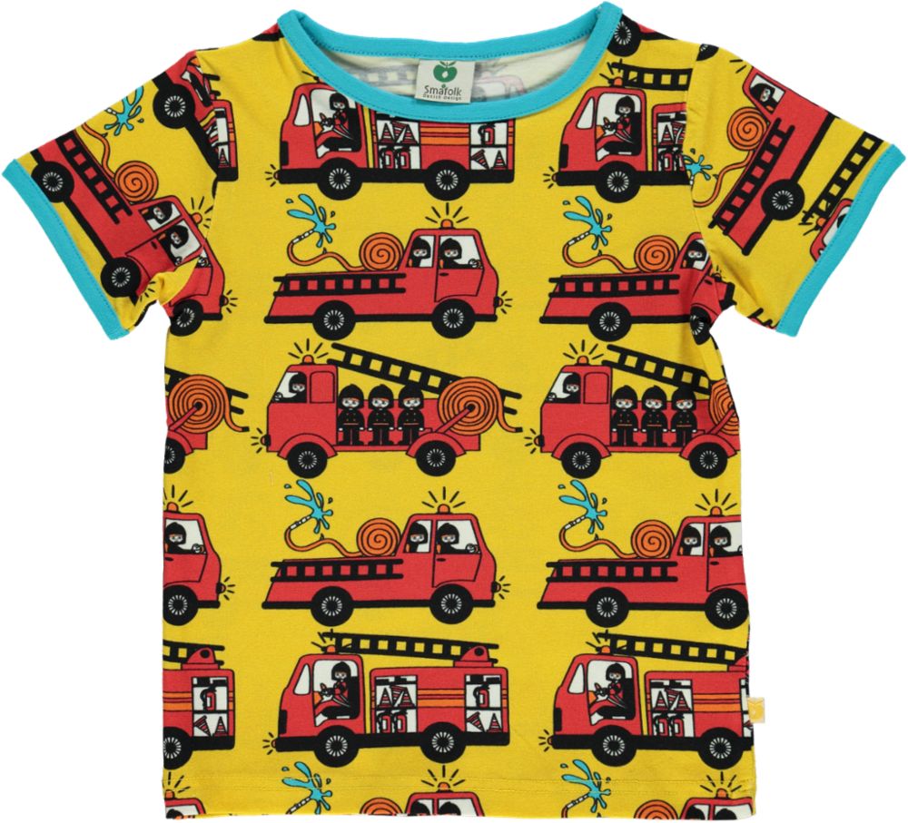T-shirt mit Feuerwehrautos