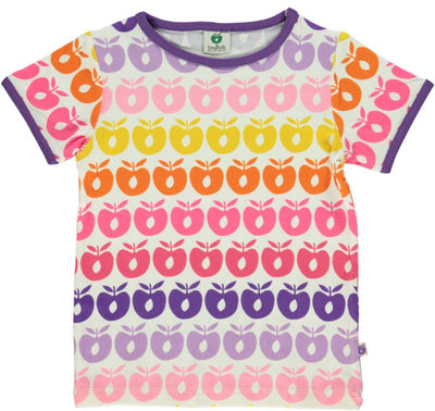 T-shirt  mit Mini-Retro-Äpfeln