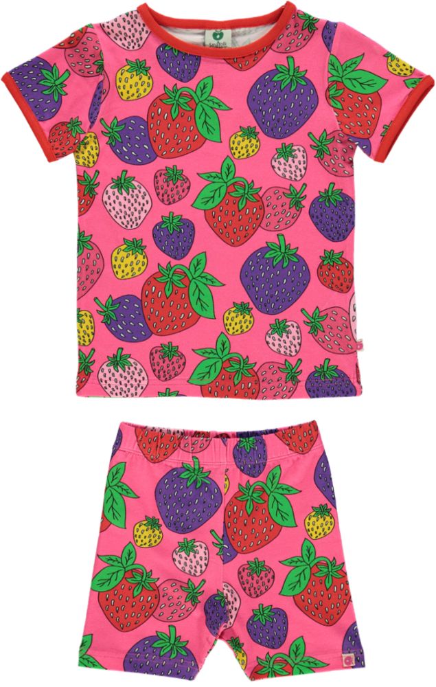 Set mit T-Shirt und Leggings mit Erdbeere