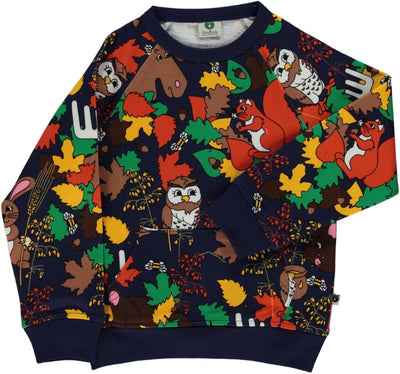 Sweatshirt mit Tiere des Waldes