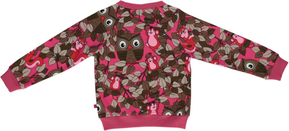 Sweatshirt With Front Pocket, Owl in Tree