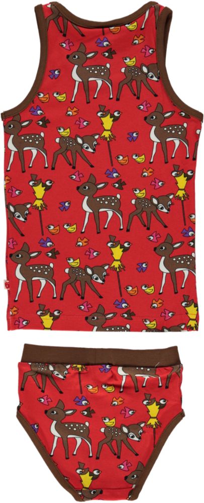 Underwear Set, Deer, Hare & Birds
