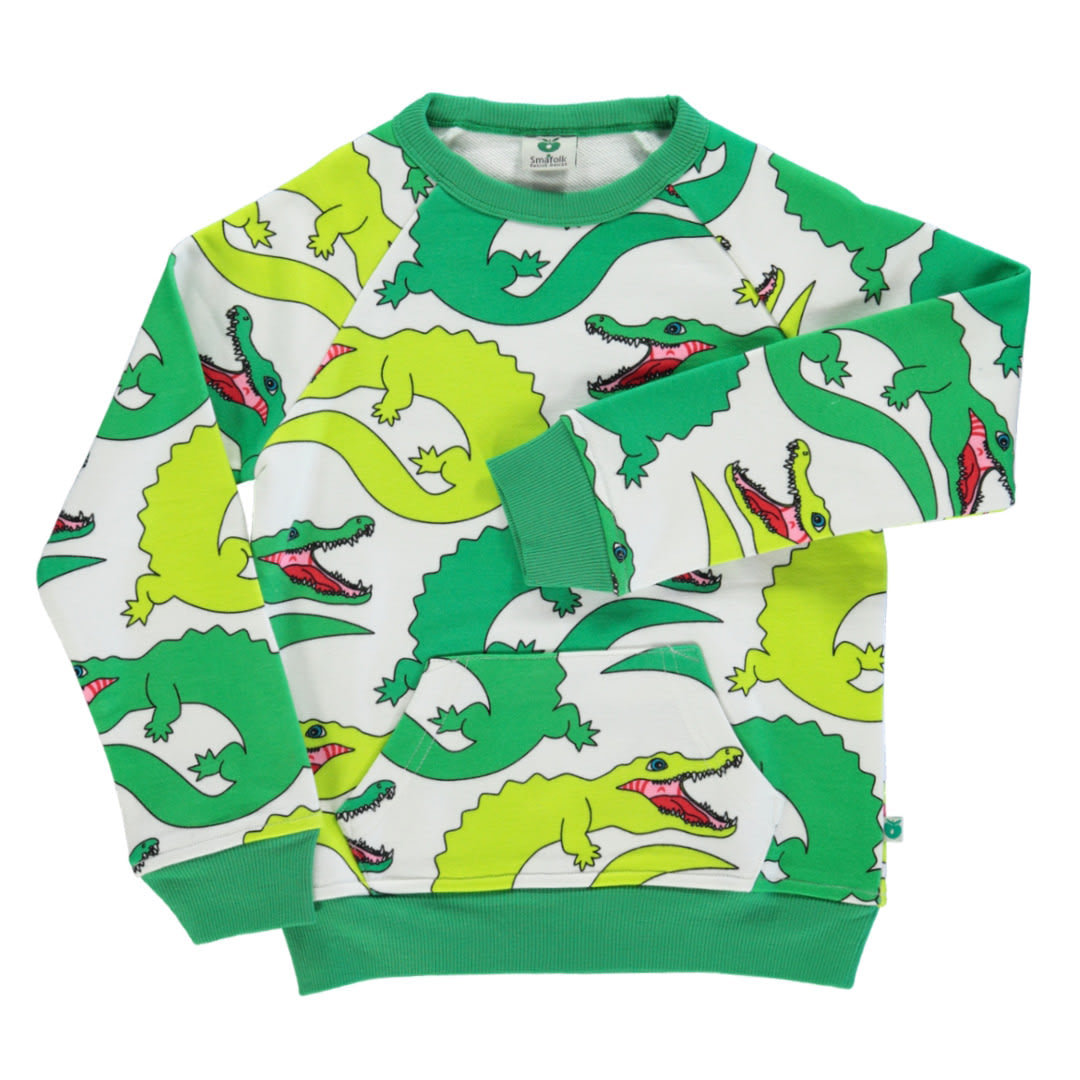Sweatshirt mit Krokodile